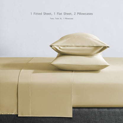 4 Piece sheet Set - Breathable & Cooling - Hotel Luxury bed sheets - Extra Soft, Deep Pockets, Easy Fit, Wrinkle Free
