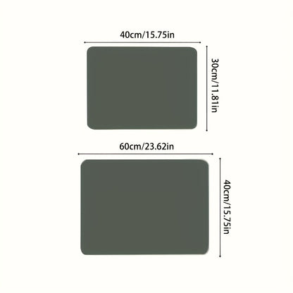 1pc New Luxury And Fashionable Washing Machine Mat, Dish Drying Mats, Tableware Drying Mat, Bowl And Plate Mat, Quick-drying, Super Absorbent Anti-slip, Kitchen Countertop Mat, Absorbent Mat, Suitable For Kitchen, Living Room, Kitchen Accessories