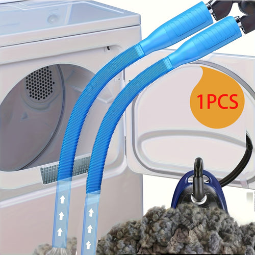 Dryer Vent Cleaner Kit Vacuum Hose Attachment Lint Remover Brush Flexible Dryer Duct Cleaning Tool for Removing Lint Debris Blockage from Dryer Vents and Exhaust Ducts