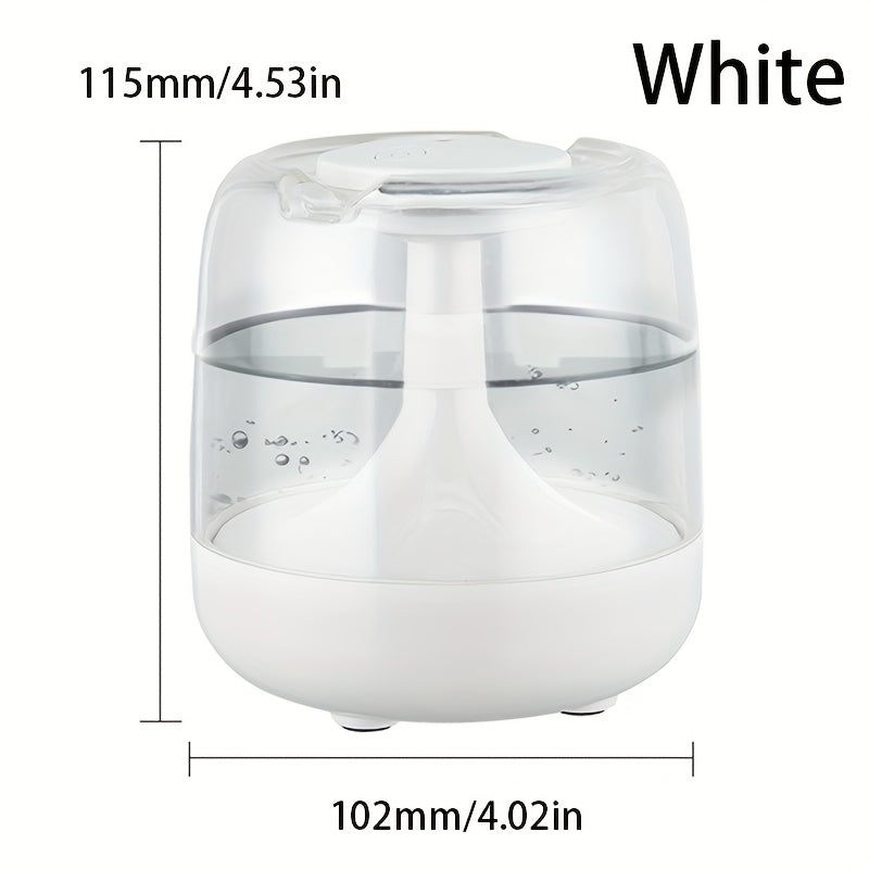 Silent USB Powered Home Humidifier with Seven Color Night Lights, Double Haze, Visible Water Level, 26dB Noise, Long-lasting 24-hour Run - Ideal for Living Room, Bedroom, Office - Perfect Birthday or Christmas Gift, Humidification, More