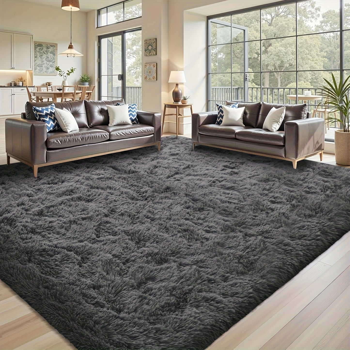 Soft Plush Area Rugs Non-slip Fuzzy Plush Soft Shaggy Bedside Rug Tie-Dyed Living Room Carpet Teen Dorm Home DecorPet Friendly Bedroom Living Room Nursery Room Rug Home Decor Room Decor