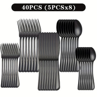 40pcs, Black