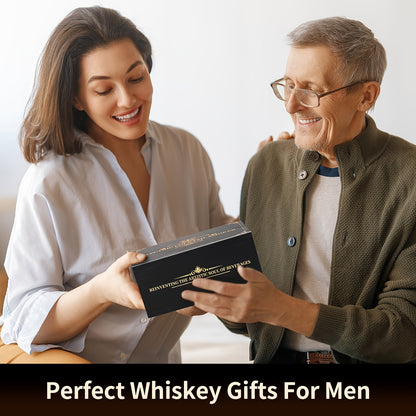 Whiskey Smoker Kit, Rechargeable Electric Cocktail Smoker Kit, Including 6 Boxes Of Different Flavored Wood Chips, Old Fashioned Smoker Kit, Bourbon Whiskey Gift for Men, Dad, Christmas