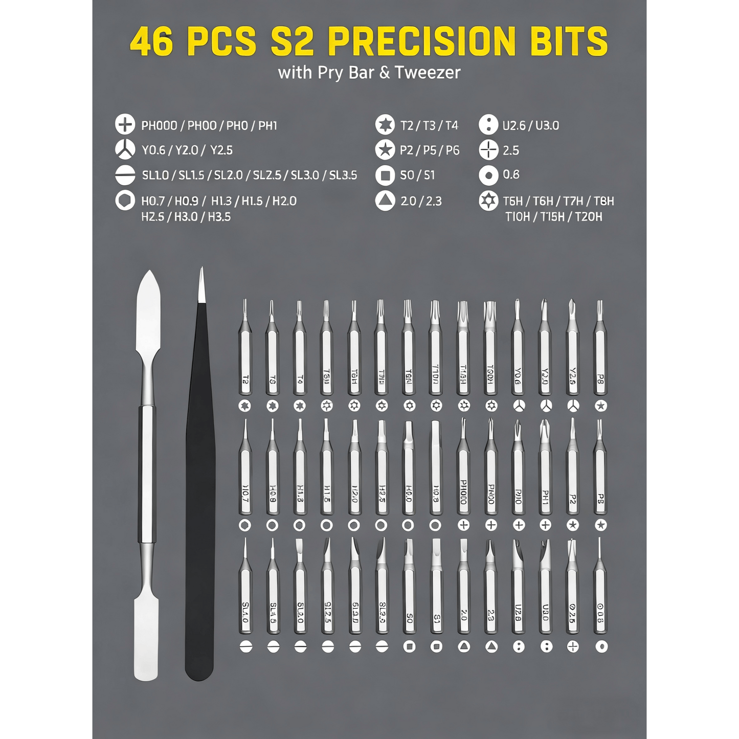 ALL-IN-1 Precision Screwdriver Set, Mini Professional Magnetic Repair Tool Kit, Small Screwdriver for Phone, Computer, Watch, Laptop, Game Console, Electronic, Toys, PC Repair Tool Kit, Compact Repair Tool Kits for Spring Cleaning