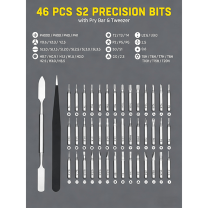 ALL-IN-1 Precision Screwdriver Set, Mini Professional Magnetic Repair Tool Kit, Small Screwdriver for Phone, Computer, Watch, Laptop, Game Console, Electronic, Toys, PC Repair Tool Kit, Compact Repair Tool Kits for Spring Cleaning