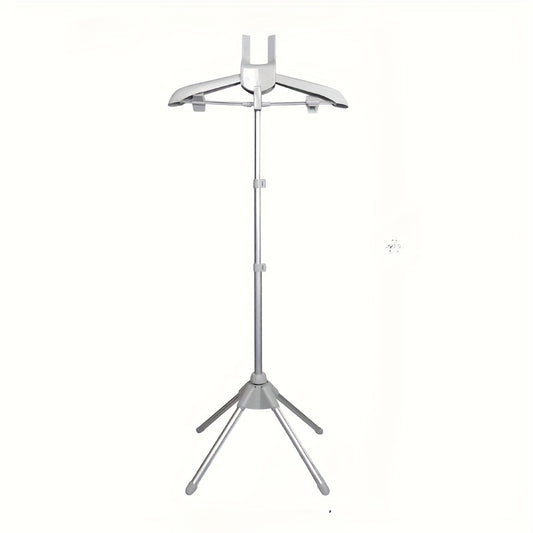 Clothes Drying Rack Foldable Height Adjustable Telescopic Ironing Rack, Aluminum Alloy Garment Rack with 360° Rotating Arm, Multi-Layer Hanging Drying Stand, Space-Saving Laundry Rack for Home Bedroom