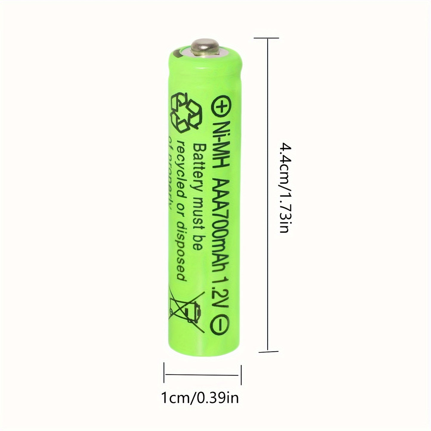 Rechargeable Batteries AA AAA Ni-MH 1.2V 700mAh with Charger Recharge Up to 500 Times for Remote Control Mouse Flashlight Camping Light Clock Multiple Pack Options