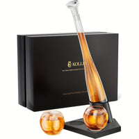 One 20.2oz Decanter + Two 10.1oz Wine Glasses