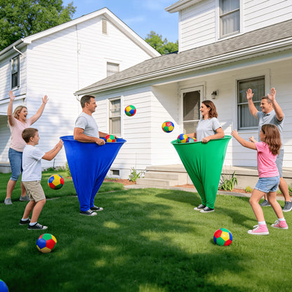 2pcs Grandma-style Pants Courtyard Fun Games, Grandma-style Pants Outdoor Team Building Games, Grandma-style Pants Casual Outdoor Games (Including Elastic Balls), Party Games & Activities,Summer Party Games,Interactive Party Games,Baby Shower
