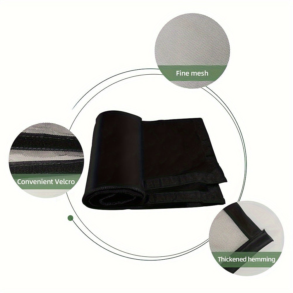 Garage Screen Door - Heavy-duty Magnetic Closure, Hands-free, Easy To Install, For 2-car Garages, Patios And Outdoor Spaces - Durable, Weather-resistant, Pest-resistant