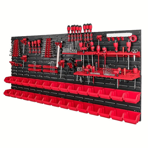 Large Tool Organizer, Wrench, Screwdriver, Drill Bit, Screw, Hammer Storage Rack, Garage Tool Organizer, Multi-functional Storage, A Gift for Family And Friends, Valentine's Day Gifts for Men, Boyfriends, Husbands, And Partners