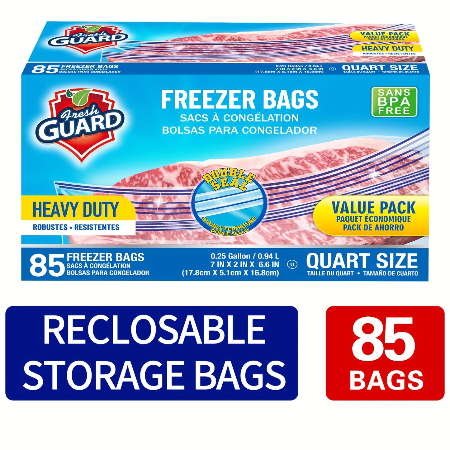 85/Items for Resealing Storage Bags, Freshness Bags, Heavy-duty Food Categorization Storage Bags, Food Freshness Sealing Bags, Suitable for Fruits, Grains, Vegetables, And Meats, Kitchen Storage Solutions | Flexible Storage Bags | Secure Seal
