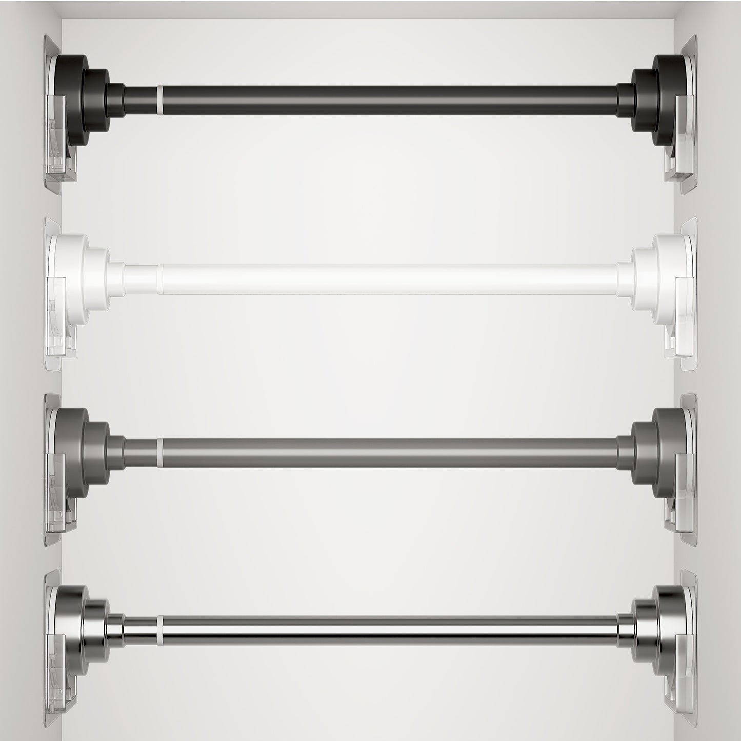 1pc Stainless Steel Tension Rod, Wardrobe Support Rod, Clothes Drying Rod, No Drilling Easy Installation, Suitable for Wardrobe, Bathroom, Bedroom