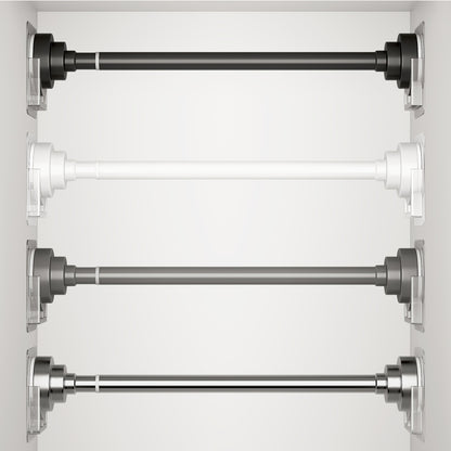 1pc Stainless Steel Tension Rod, Wardrobe Support Rod, Clothes Drying Rod, No Drilling Easy Installation, Suitable for Wardrobe, Bathroom, Bedroom
