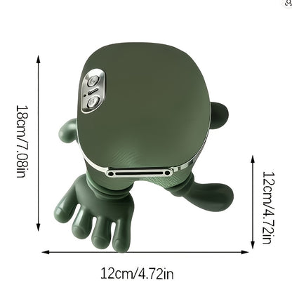 [Portable Massager] 1pc Electric Massager for Portable with Powerful Brushless Motor/- Acupressure & Kneading Device with Nodes for Neck, Back, Shoulder - Therapeutic Massager For, /Office