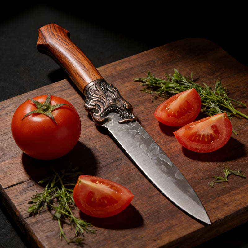 Set of 7 Professional Kitchen Knives Made of Stainless Steel, Featuring Replaceable Blades And Handcrafted Design, Safe for Food Use