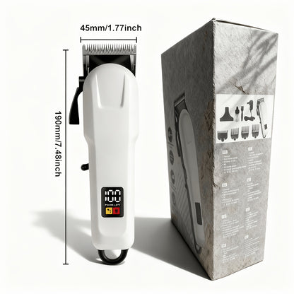 Hair Grooming Kit for Men - Electric Hair Clipper Set with Digital LCD Display, USB Rechargeable, Professional Barbershop Quality for Home Use, Holiday Father's Day Valentine's Day Gift